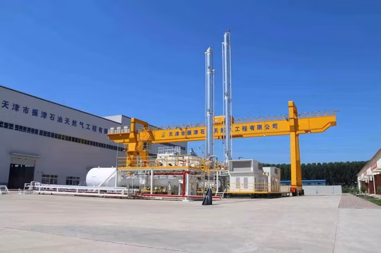 Usine de liquéfaction de gaz naturel de production de GNL de 14 mmscfd avec des réservoirs de stockage de GNL