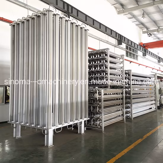 Vaporisateur ambiant de gaz industriel GNL Lin Lox Lar